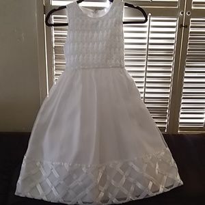 Barely Used White Formal Dress